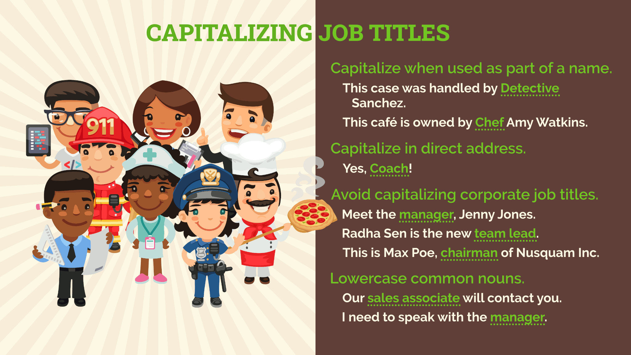 Should Job Titles Be Capitalized Apa