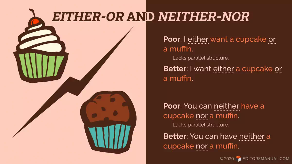 Either-Or, Neither-Nor: How to Use Correctly | Editor's Manual